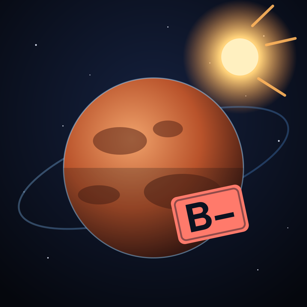 Planet B-Minus app icon